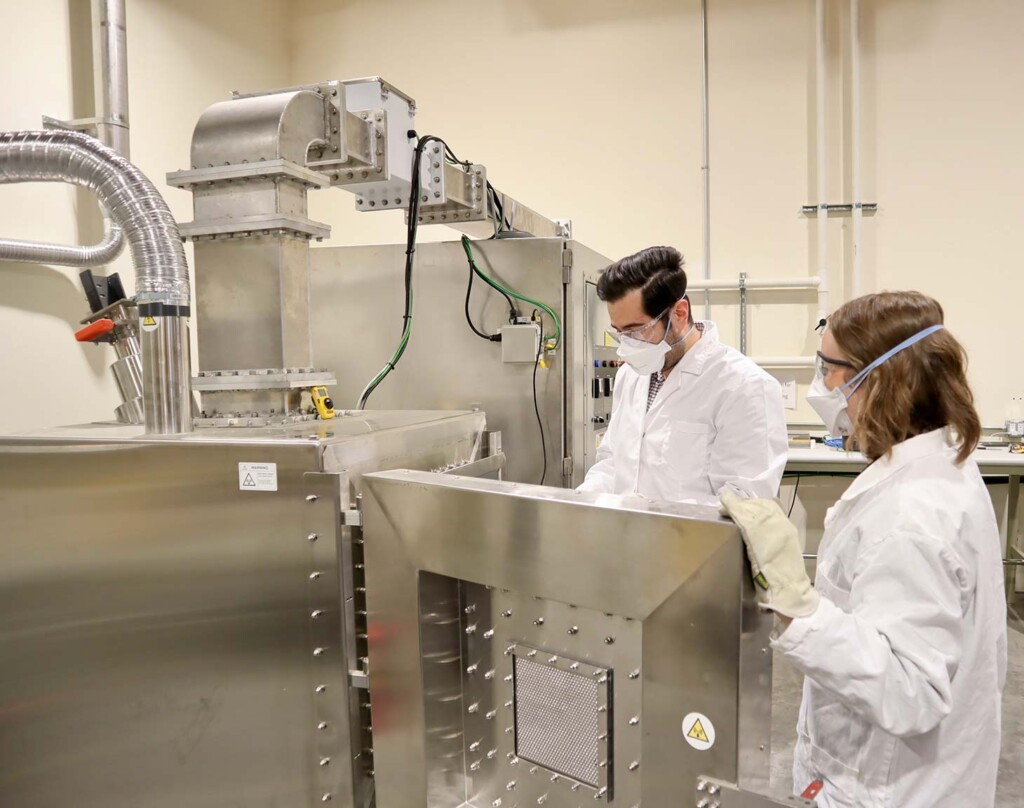 Arca's carbon mineralization lab